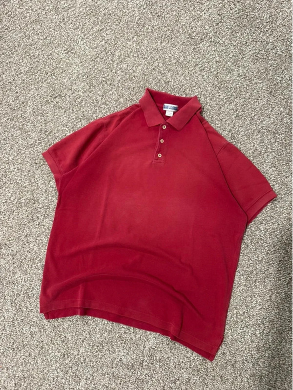 Gap red classic polo shirt size L